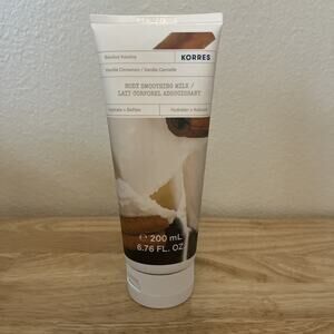 NEW/SEALED! KORRES Body Smoothing Milk Vanilla Cinnamon 200ml/6.76 Fl Oz